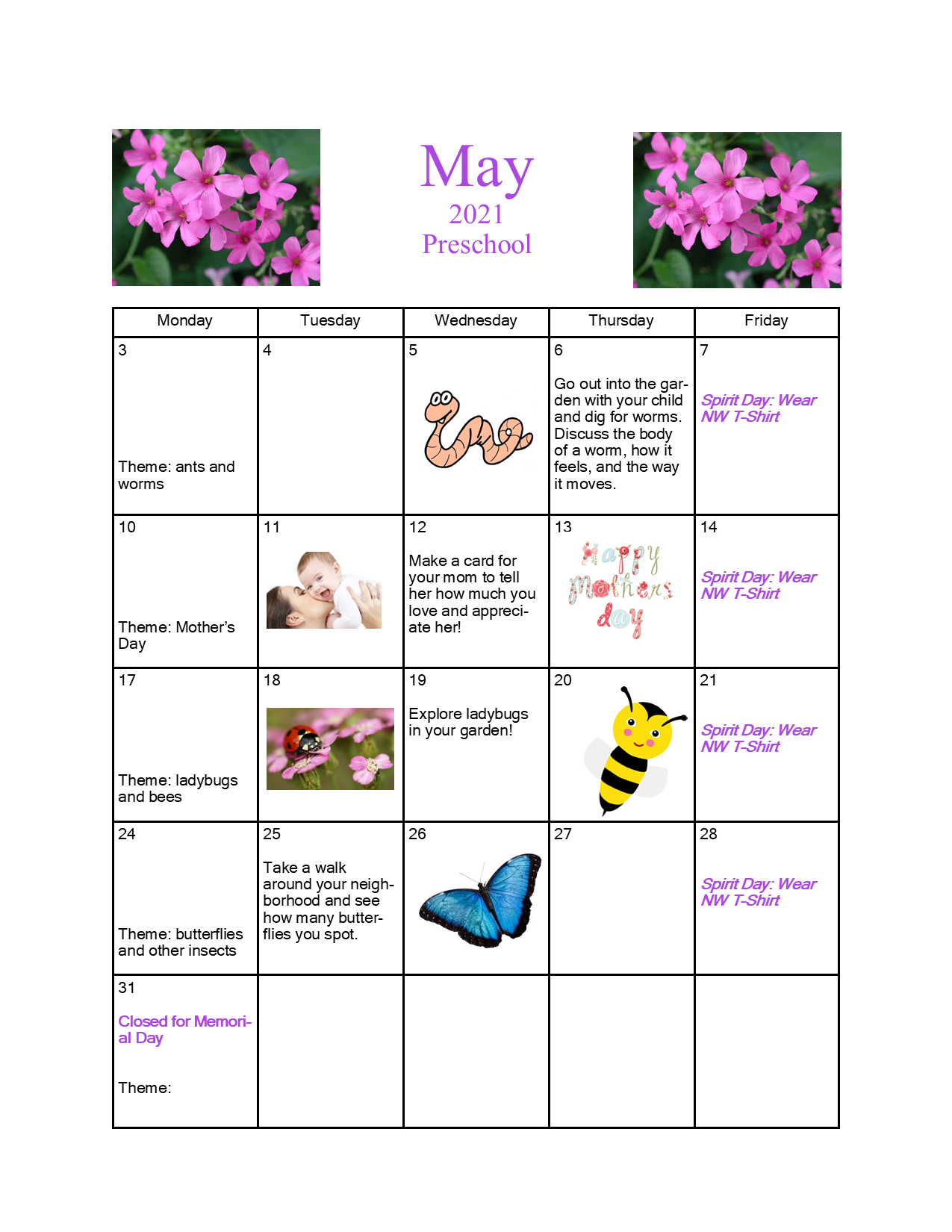 Preschool – North Wall Schools